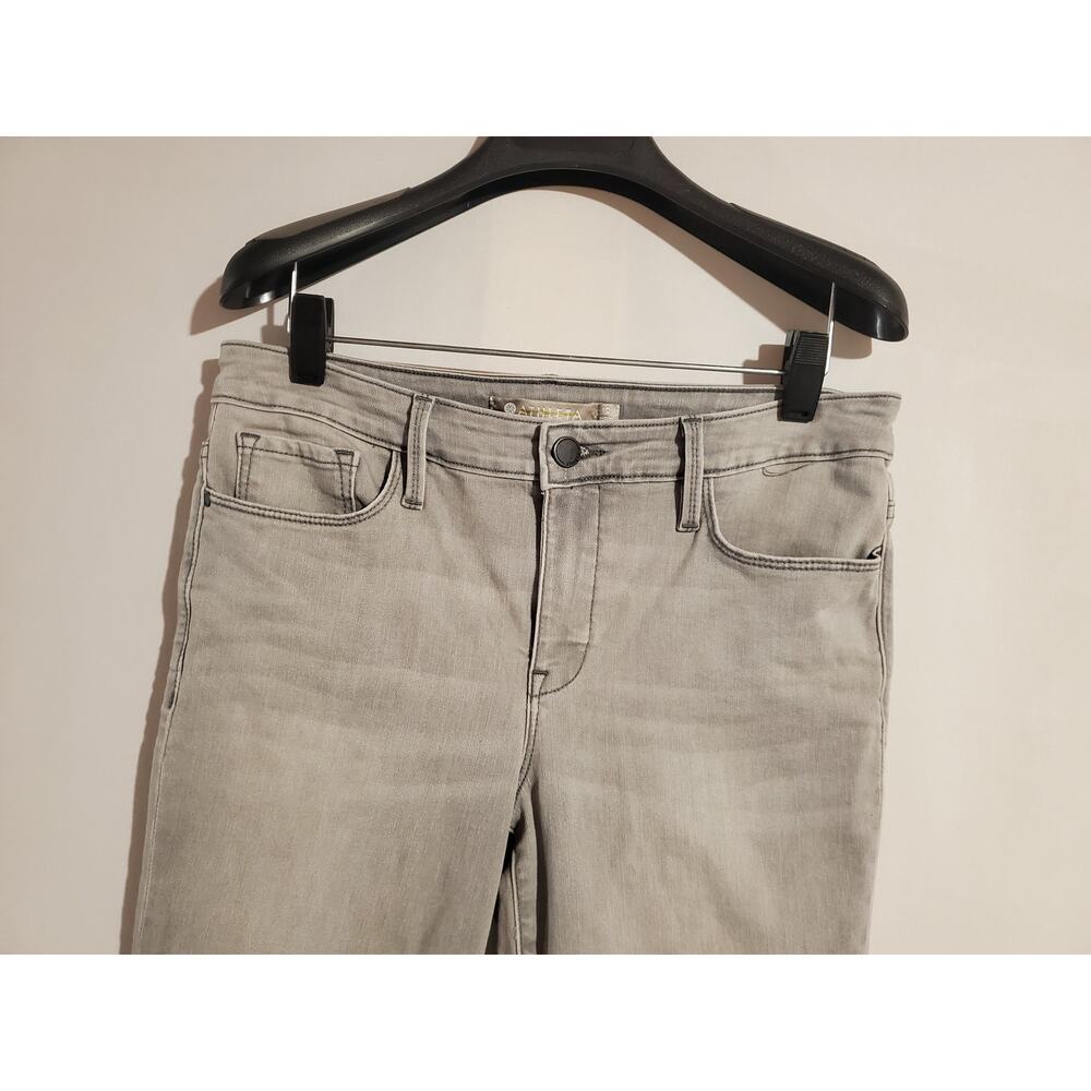 Athleta Skulptek Skinny Crop Jeans Womens Size 10 Granite Gray Fade Performance - Picture 4 of 11